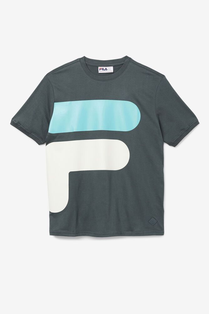 Fila Corp T-Shirt Blue - Mens - 82659YVRK